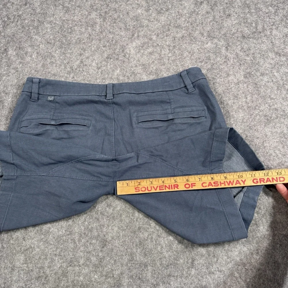 Lululemon Commission Shorts Blue Stretch Zip Pocket Modern Casual‎ 9